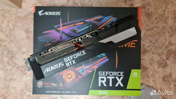Nvidia RTX Gigabyte Aorus Xtreame 3090 24gb