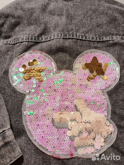 Куртка джинсовая на девочку рост 120 см