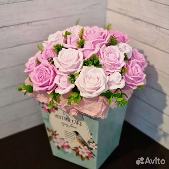 Букет из мыла