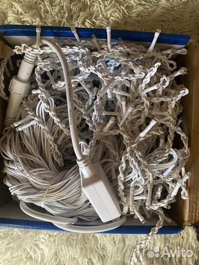 Уличная герлянда бахрома