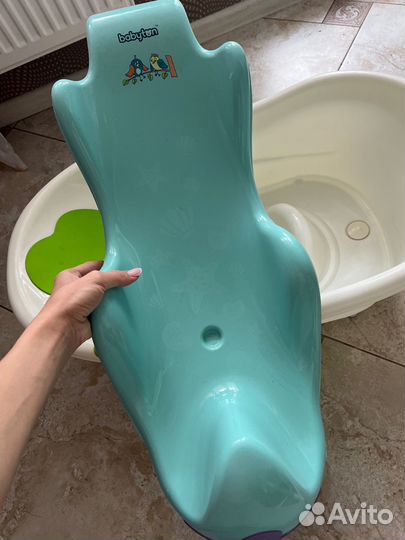 Ванночка для купания roxy kids + горка в подарок