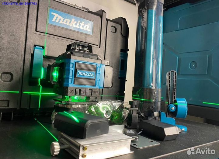 Лазерный уровень/нивелир Makita 4D со Штативом