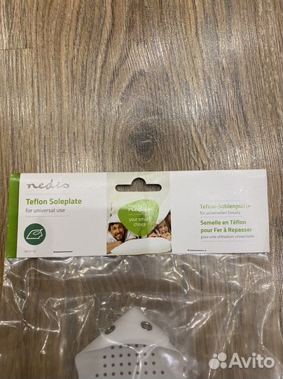 Тефлоновая накладка на утюг для деликатной глажки