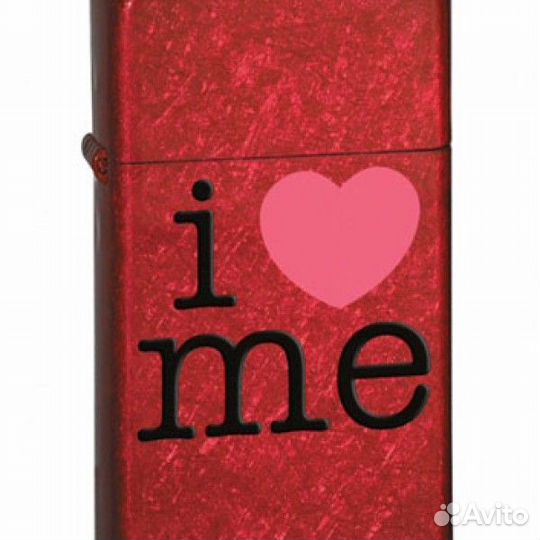 Zippo.Женская. Я люблю. Узкая. 11 г. Новая