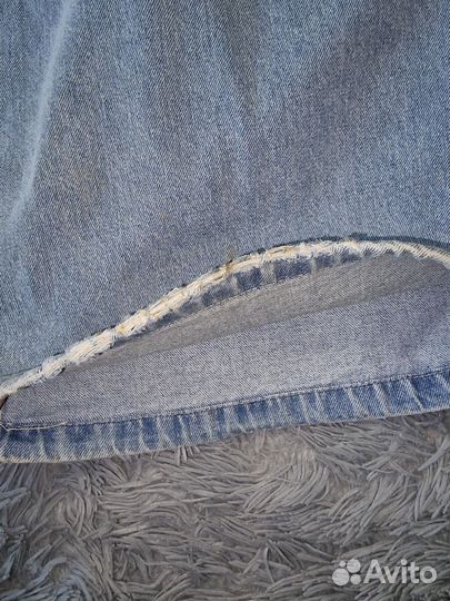 Джинсы широкие y2k синие