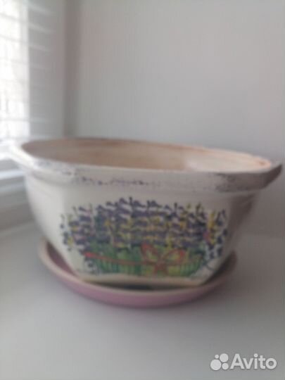 Кашпо керамическое (вазон)