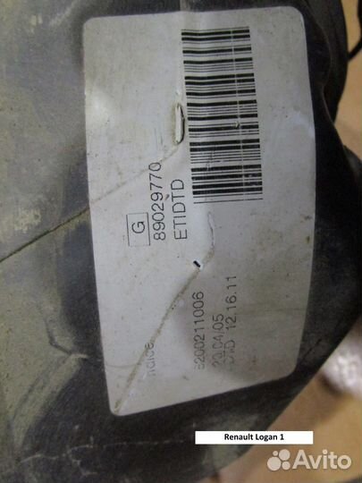 Фара правая Renault Logan 1 (Рено Логон) до 2009г