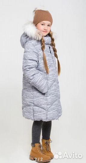 Пальто (зима/демисезон) Crockid д/девочки р128-134
