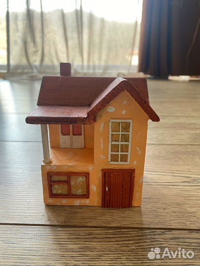 Деревянные заготовки домиков для творчества