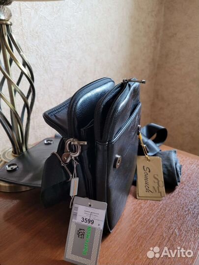 Сумка мужская натуральная кожа новая