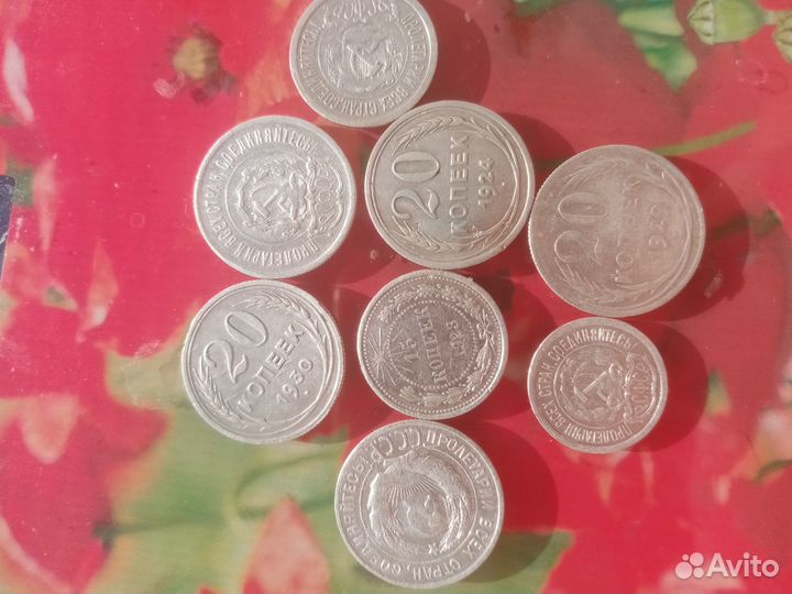 Оптовый лот серебряных монет СССР