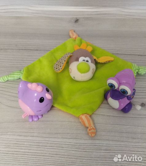 Мягкие игрушки погремушки