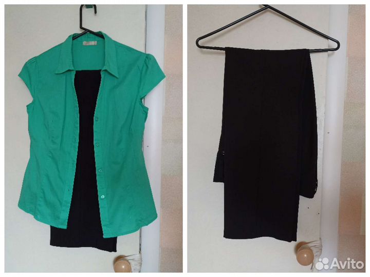Женская одежда пакетом 46-48 (платья,рубашки,брюки