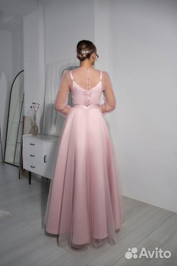 Платье трансформер в розовом цвете