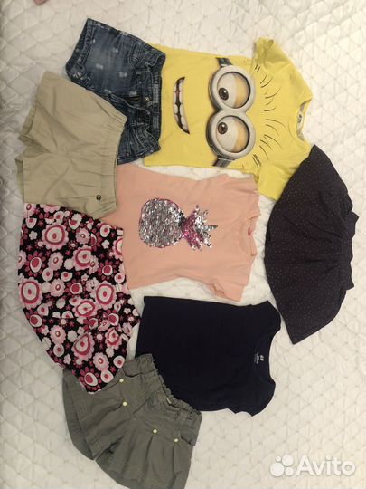 Пакет вещей на девочку 104, 3-4г (более 22ед)