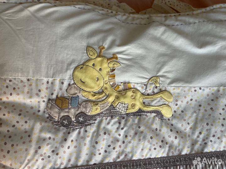 Бортики в кроватку mothercare