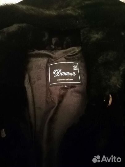 Шуба мутоновая с капюшоном