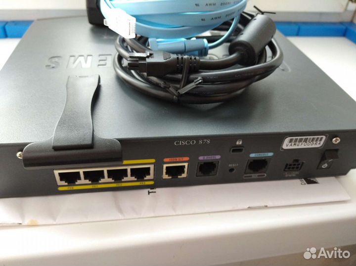 Cisco 878-K9 с блоком питания