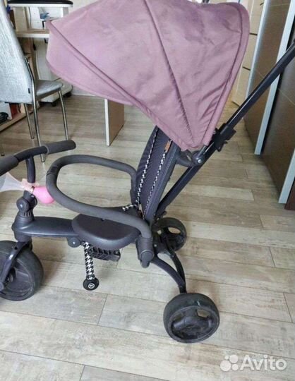 Беговел трёхколёсный happy baby с ручкой