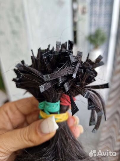 Волосы для наращивания 60 см кудря