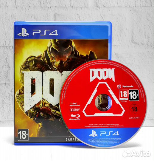 Doom Полностью на русском Видеоигра на диске PS4