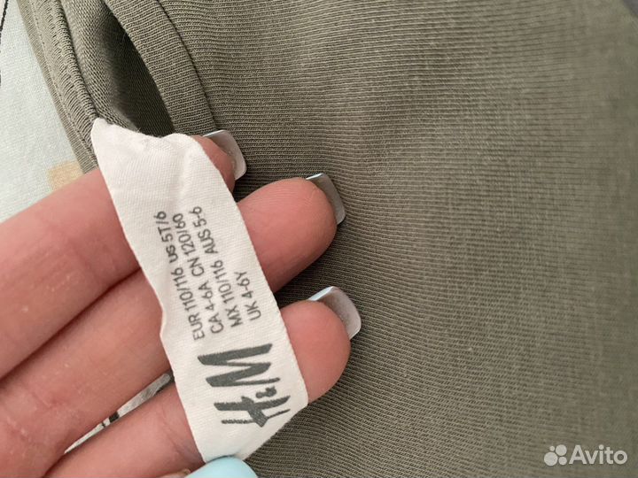 Лонгслив H&M 110/116