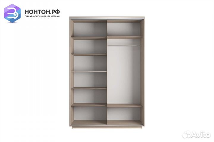 Шкаф-купе 2-х дверный Нонтон фото №1016 / ясень ши