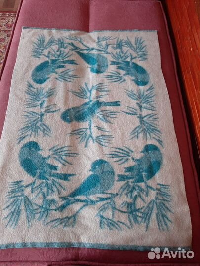 Одеяло шерстяное детское из СССР