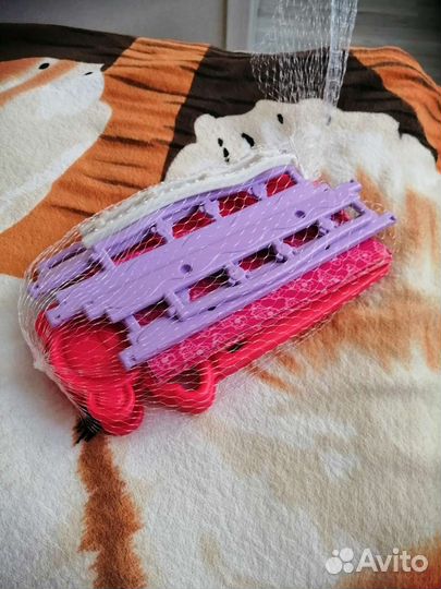 Кроватка для кукол двухярусная