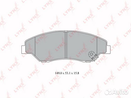 Колодки тормозные передние