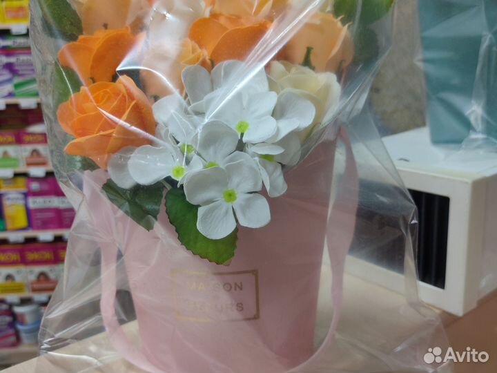 Мыльные букеты