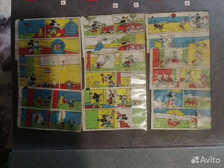 Коллекция вкладышей дональд и другие
