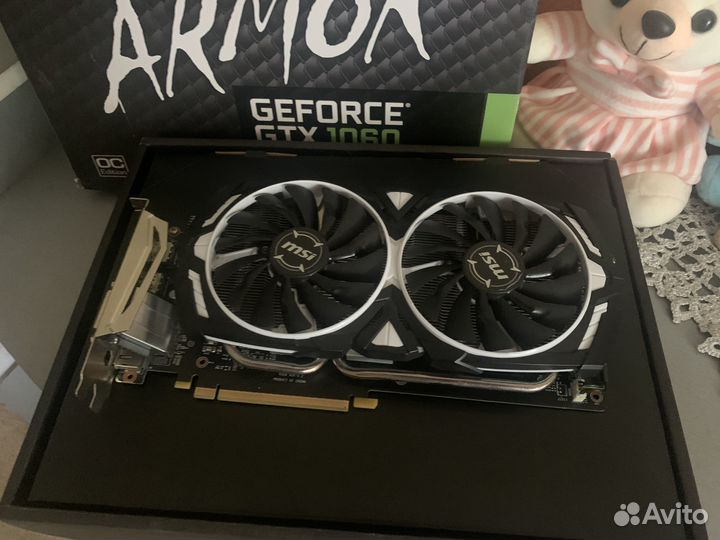 Видеокарта MSI GeForce GTX 1060 6Gb не рабочая