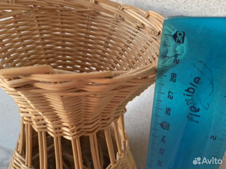Ваза из лозы.Ваза. Ваза плетёная