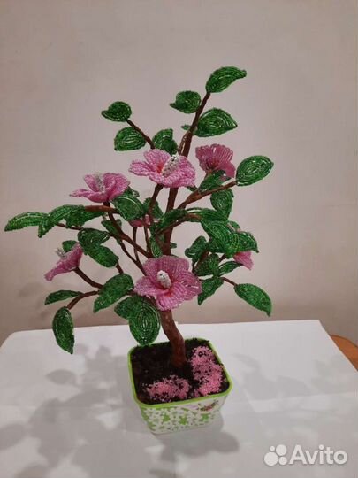 Цветы из бисера