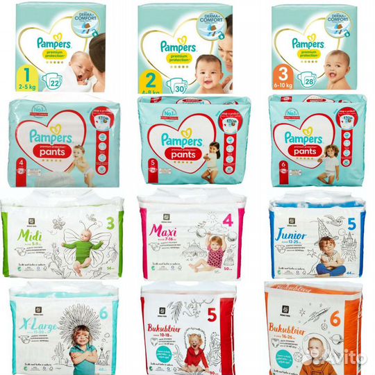 Подгузники и Памперсы из Норвегии