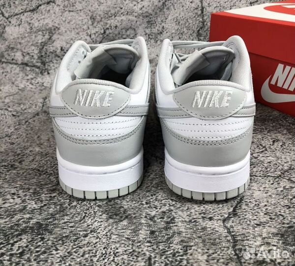 Nike dunk low grey fog оригинал