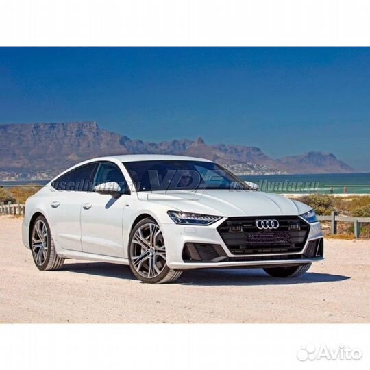 Плёнка для оклейки фар на автомобиле audi A7 (2018