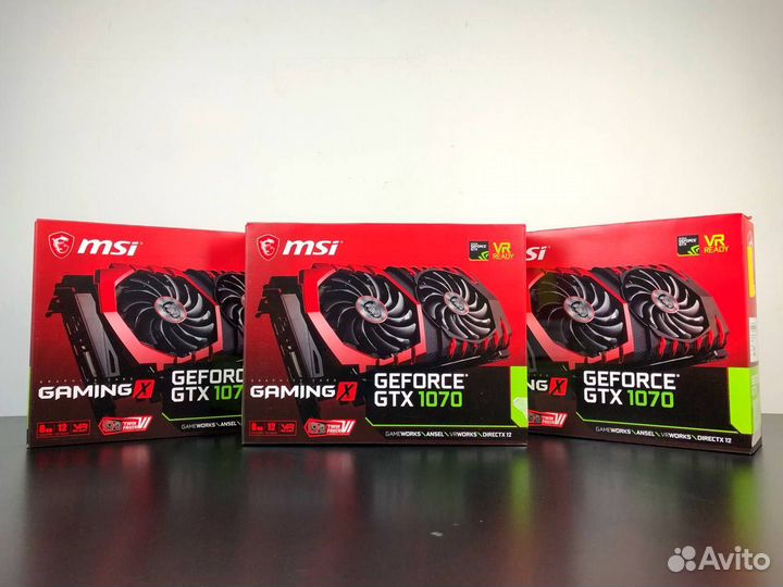 Видеокарта GeForce GTX 1070 Msi GamingX 8GB