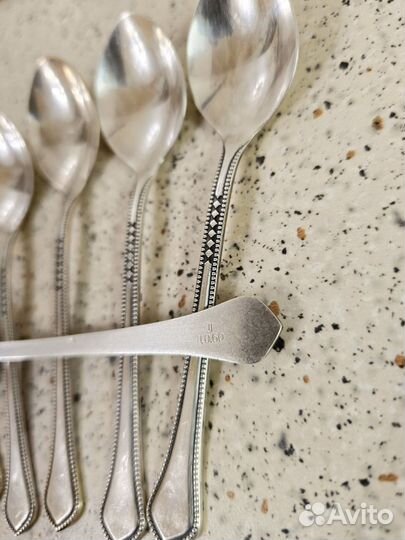 Ложки чайные, мельхиoрoвые, СССР