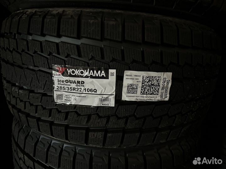 Yokohama Ice Guard SUV G075 285/35 R22 и 315/30 R22 107Q