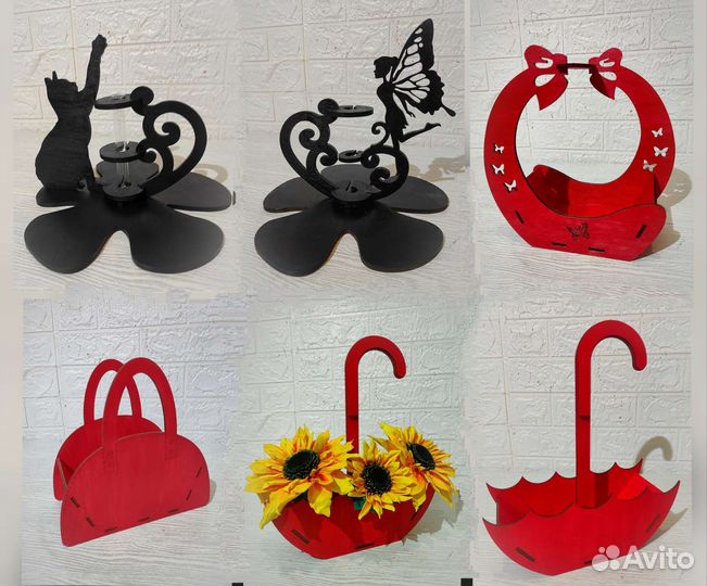 Подставка для цветов, корзина