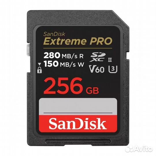 Карта памяти SanDisk Extreme Pro sdxc UHS-II V60 U