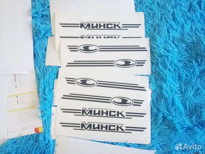 Наклейки на мотоцикл минск