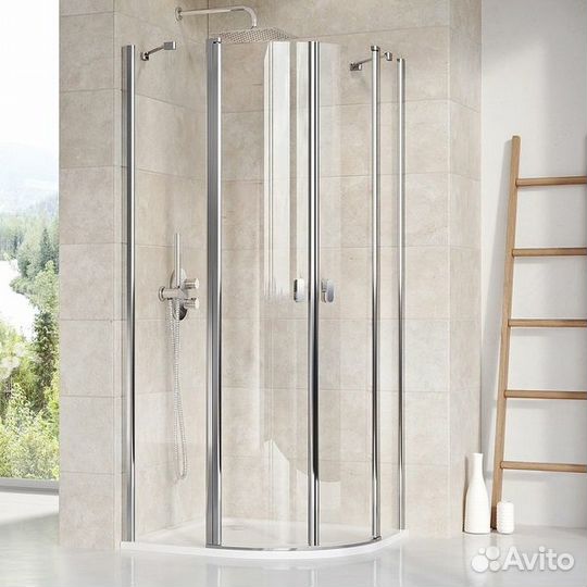 Душ. уголок 90x90 хром стекло Ravak Chrome cskk4