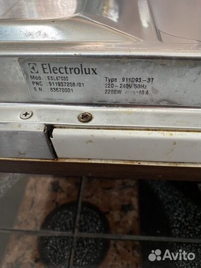 Посудомоечная машина electrolux
