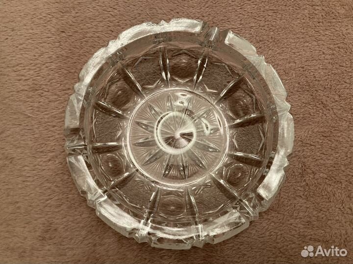 Хрустальная пепельница времён СССР