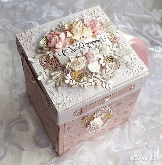 Коробочка для денег на свадьбу, подарок маме, на д