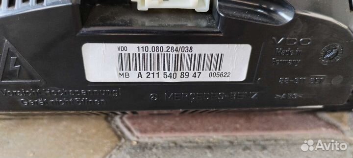 Щиток приборов мерседес w211 дизель