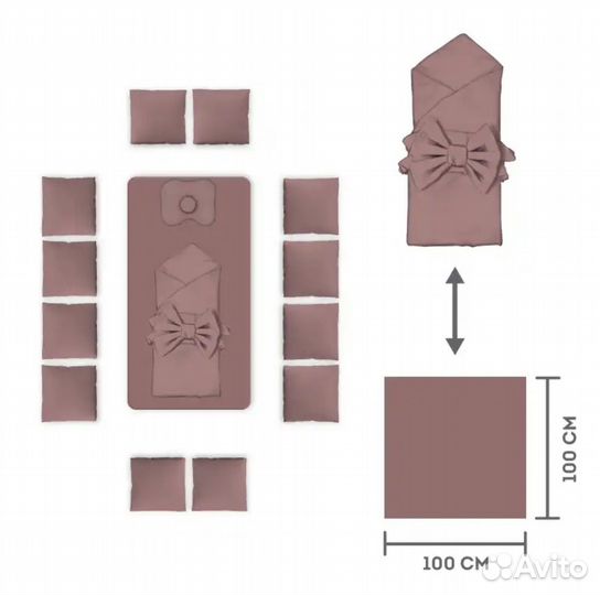 Конверт(одеяло на выписку) + бортики в кровать